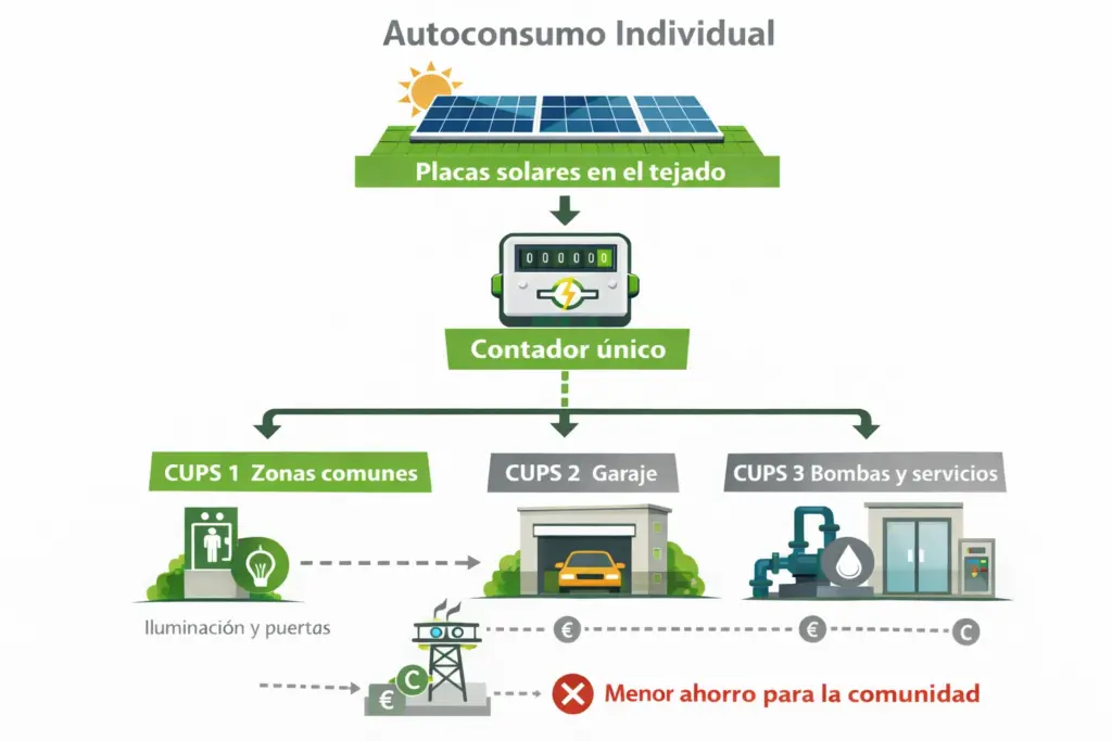 Autoconsumo Individual Comunidad Vecinos