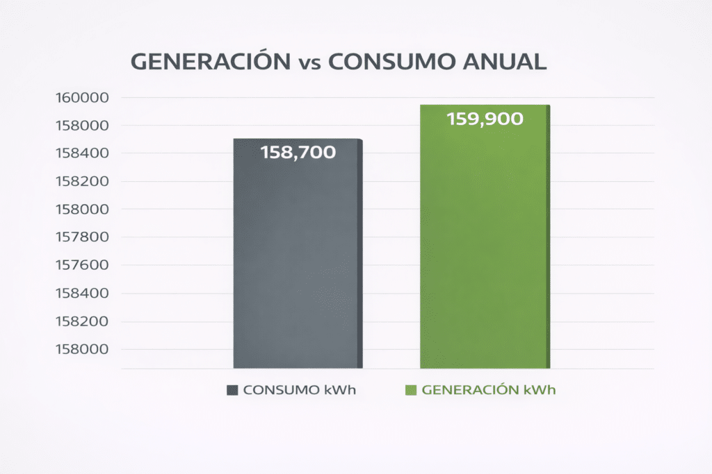 Generacion Vs Consumo Anual