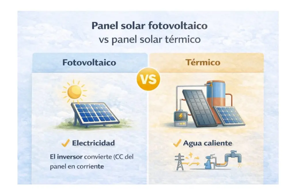 Qué Es Un Panel Solar Solar Vs Termico