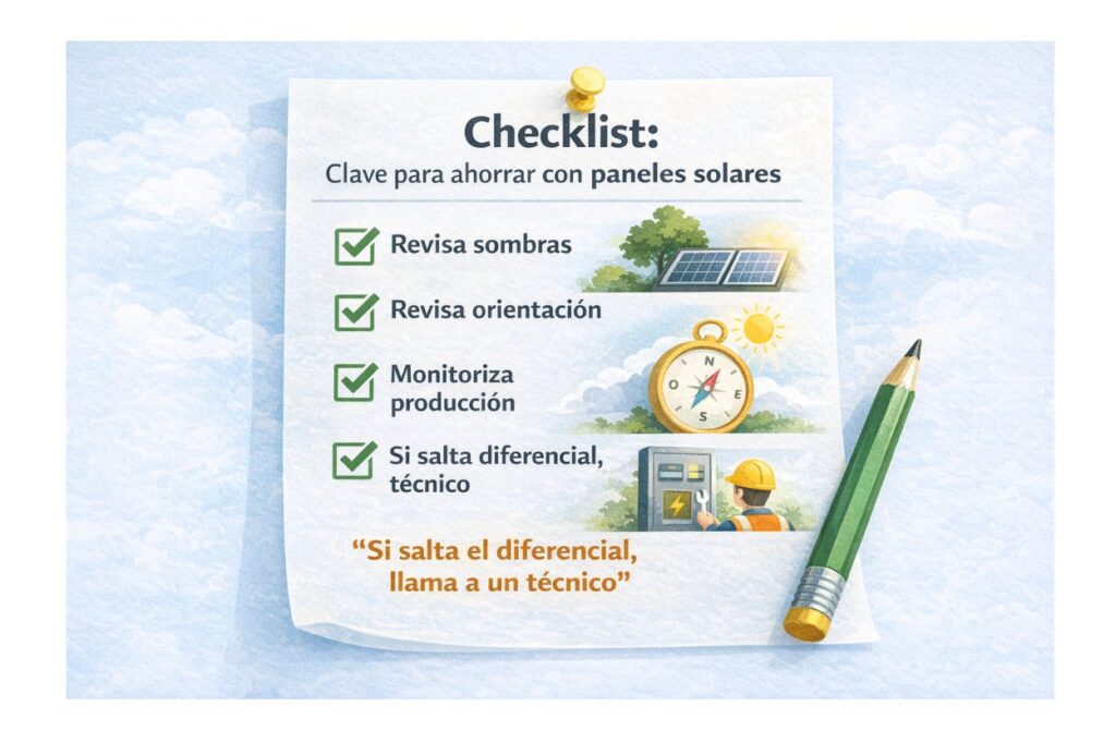 Paneles Solares En Días Nublados Comprobacion