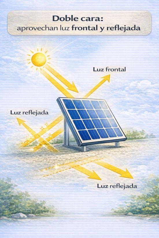 Paneles Solares Bifaciales