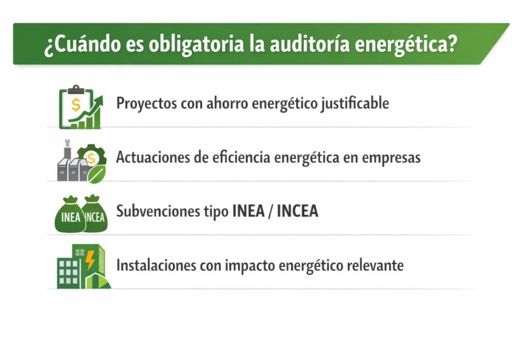 Cuándo Es Obligatoria La Auditoría Energética En Las Ayudas Inea E Incea